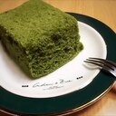 レンジで簡単 もっちり青汁ケーキ